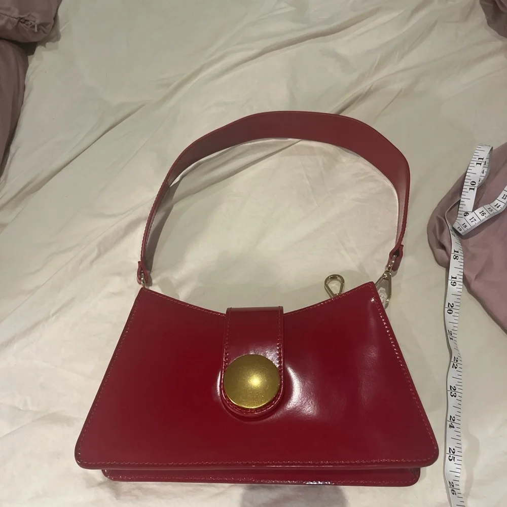 Elleme Paris Red Leather Bag - Picture 1 of 5